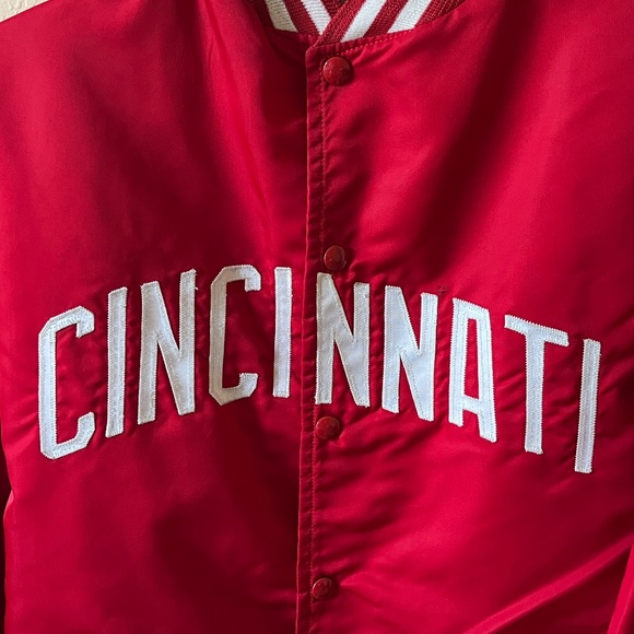 Vintage 1970's Cincinnati Reds Rawlings Jacket Koch Sporting Goods Snap Button - Picture 8 of 14